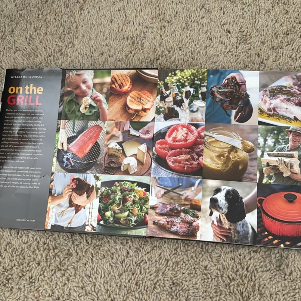Williams Sonoma Cookbooks “on the grill” & “Bride & Groom Entertaining”